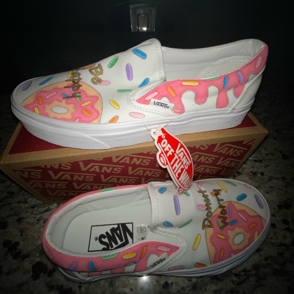 Custom *Vans slip ons